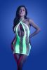 Synthesize Seamless Keyhole Dress - One Size -  Neon Green