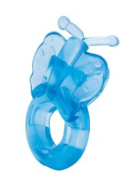 Bodywand Rechargeable Butterfly Ring - Blue