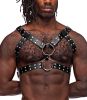 Gemini Leather Harness - One Size - Black