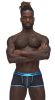 Casanova Uplift Mini Shorts - XL - Black/blue