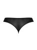 Sassy Lace - Open Ring Thong - Large/x-Large - Black