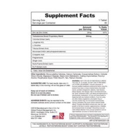 Extenze With Testosterone Boost 30ct Box