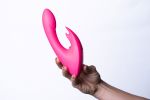 Leah USB Rechargeable Silicone 10-Function Rabbit Vibrator - Pink