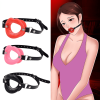 Sex Slave Silicone Lips O Ring Open Mouth Gag Oral Fetish