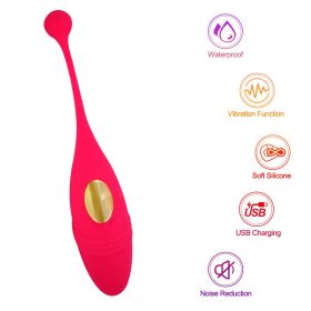 Clitorials Stimulation Masturbators Toy para mujeres (Color: Red)