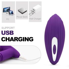 nvisible G Quiet Control Stimulator Remote Control Stimulation (Color: Purple)