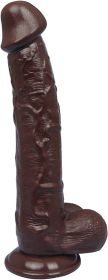 Massive Huge Giant 10 inch Realistic Dildos; (Color: Coffe)