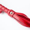 3Colors PU Leather Whip With Tassel Spanking Paddle Scattered