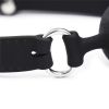 Full Silicone Double-Ended Open Mouth Gag Dildo Oral
