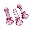 Flower Crystal Glass Anal Plug Masturbation Sex Toys For Women