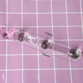 High-grade Crystal Glass Dildo Penis Glass Beads Anal Plug Butt Plug (Color: 4)