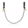 Metal Nipple Clamp with Metal Chain for Women Fetish to Breast Labia Clip