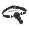 Full Silicone Double-Ended Open Mouth Gag Dildo Oral
