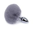 Detachable Anal Plug Real Bunny tail Smooth Touch