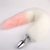 Metal Feather Anal Toys Fox Tail Anal Plug Erotic Anus Toy Butt Plug