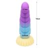 Colorful Silicone Threaded Anal Plug Buttplug for Men Women