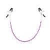 Metal Nipple Clamp with Metal Chain for Women Fetish to Breast Labia Clip