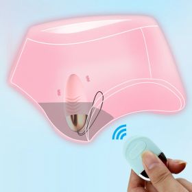 Wireless Jump Egg Vibrator for Women Remote Control (Color: Pink)