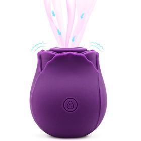 Mini Flower Women USB Charging G Spot Stimulator (Color: Purple)