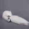 Metal Feather Anal Toys Fox Tail Anal Plug Erotic Anus Toy Butt Plug