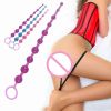 10 beads Soft Rubber Anal Plug Beads Long Orgasm Vagina Clit
