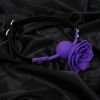 Silicone Rose Ball Gag Nipple Bondage Lace Flower Open Mouth Gags