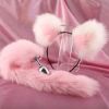 Fox Anal Plug Sex Toys Foxtail Bow Metal Butt Anal