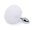 Detachable Anal Plug Real Bunny tail Smooth Touch